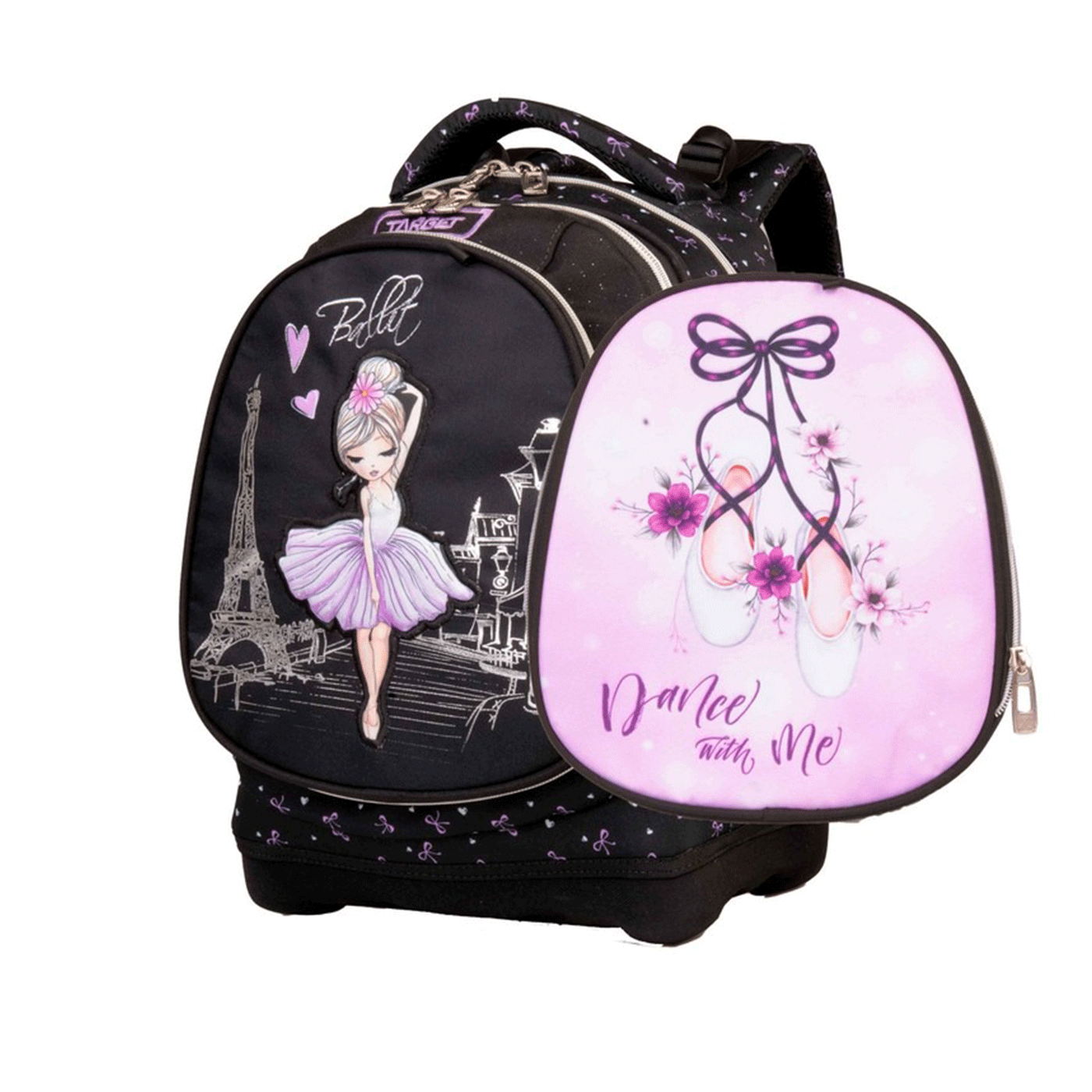 Ranac školski anatomski Target Superlight 2 face Prima Ballerina