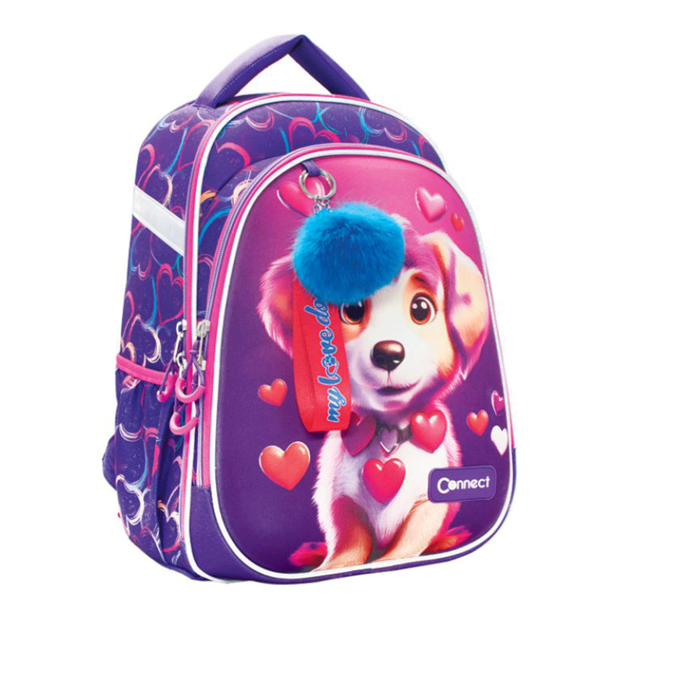 Ranac školski anatomski Connect XT Love dog
