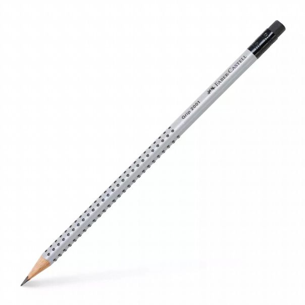 Grafitna olovka Faber-Castell Grip siva