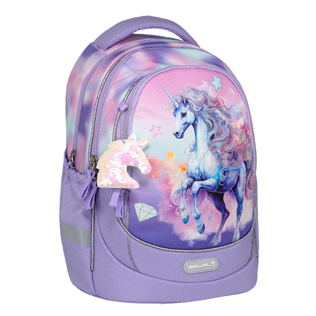 Ranac školski anatomski Belmil Leisure Plus Bright rainbow