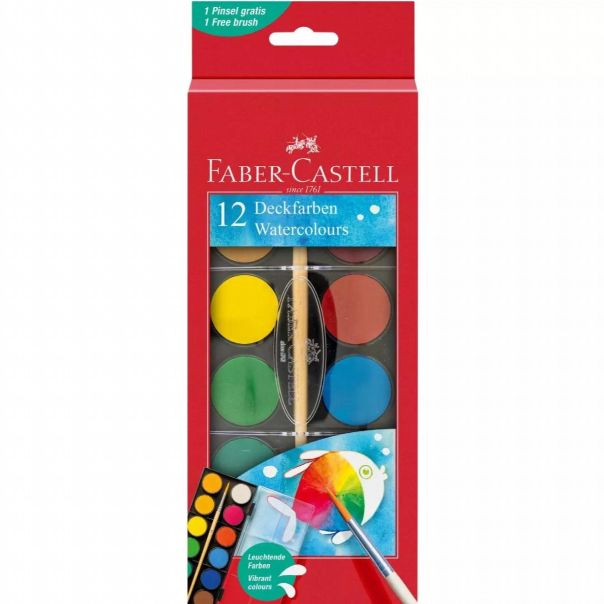 Vodene boje Faber-Castell 12 boja