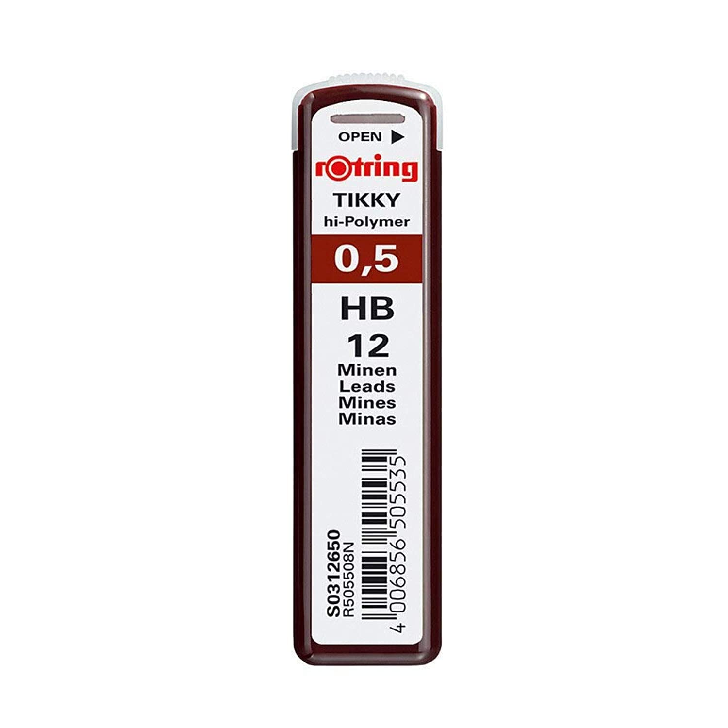 Grafitne mine rOtring HB 0.5