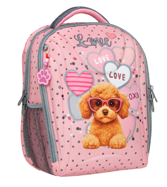 88663a Ranac školski anatomski Belmil Sturdy Pink Heart Puppy
