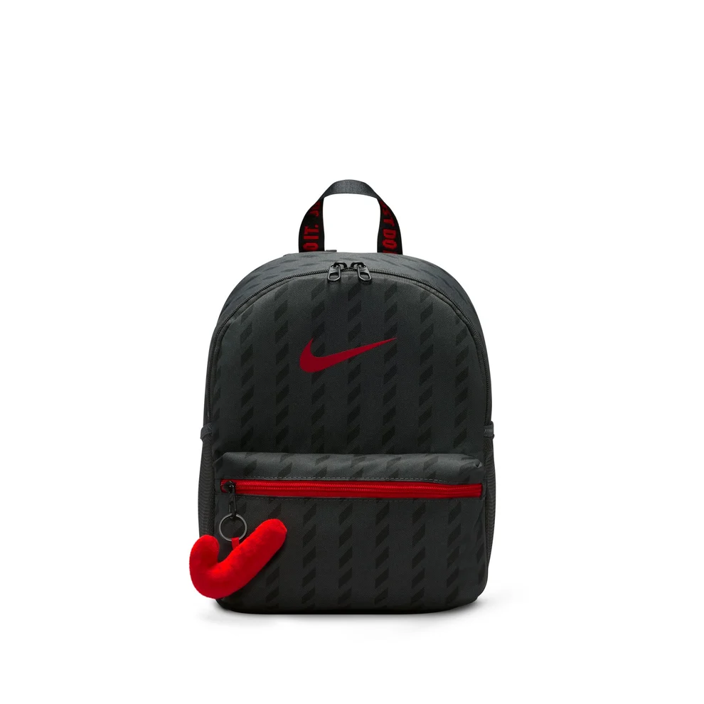 Ranac Nike mini AOPrint sivo-crveni