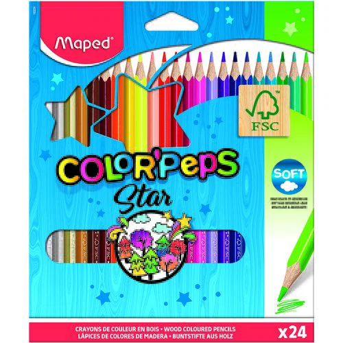Drvene bojice Maped Color'Peps Star 1/24