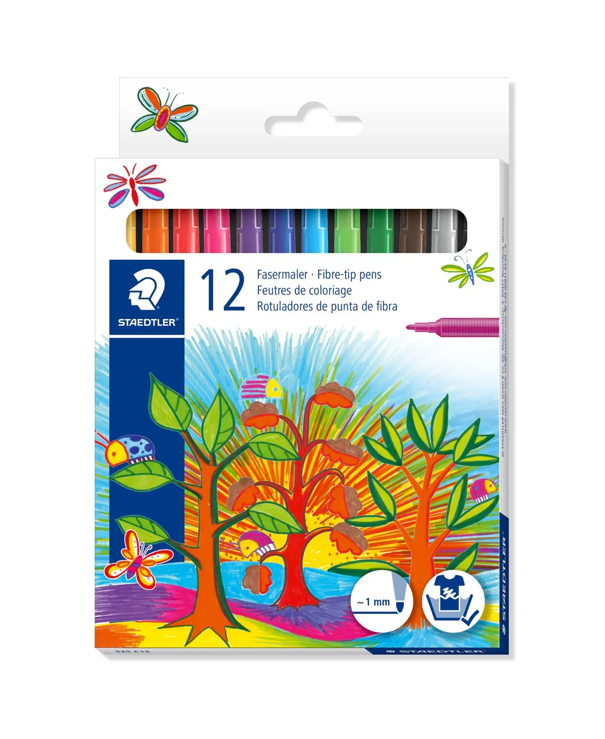 Flomasteri Staedtler Noris 12