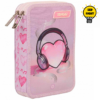 musice-heart LED dupla pernica puna Target Music Heart